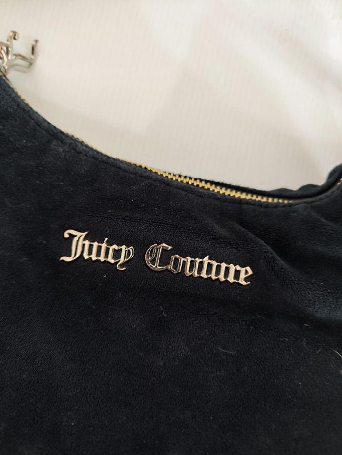 Sac porté épaule noir Juicy Couture, très bon état, 26x16cm - photo numéro 2