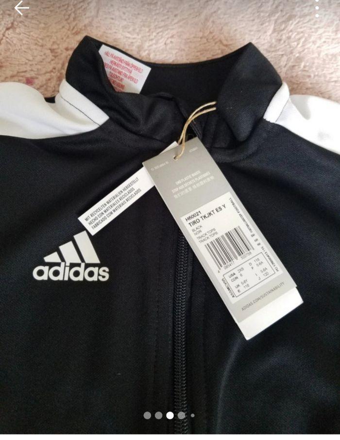 Veste Adidas noir t 5/6 ans NEUF - photo numéro 7