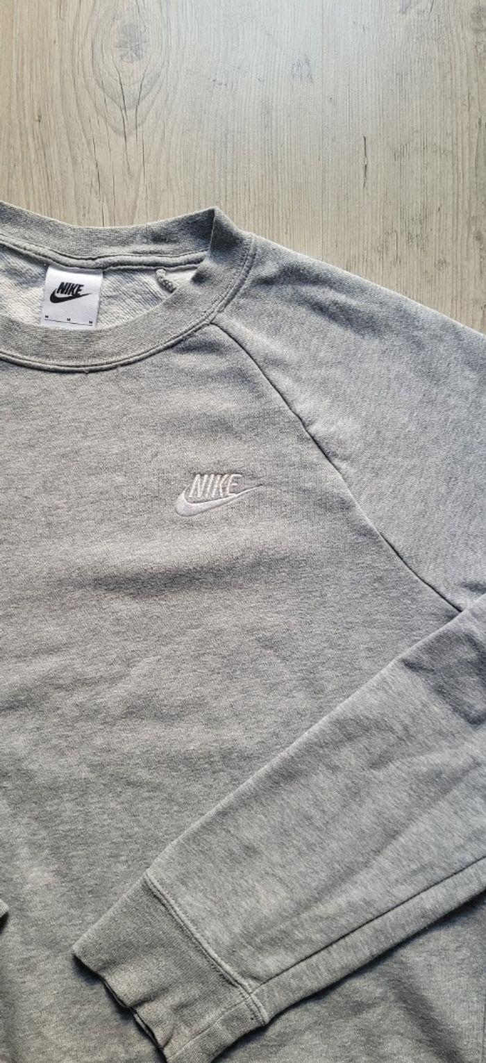 Sweat/Pull/Crewneck Nike Club Gris Taille M Femme Logo brodé - photo numéro 3