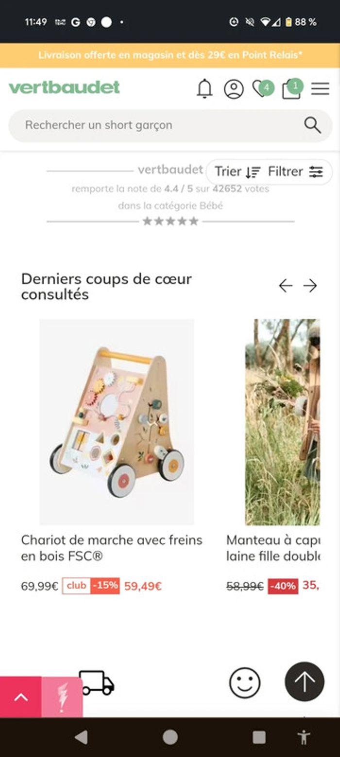 Chariot de marche aide à l'apprentissage bébé fille - photo numéro 5