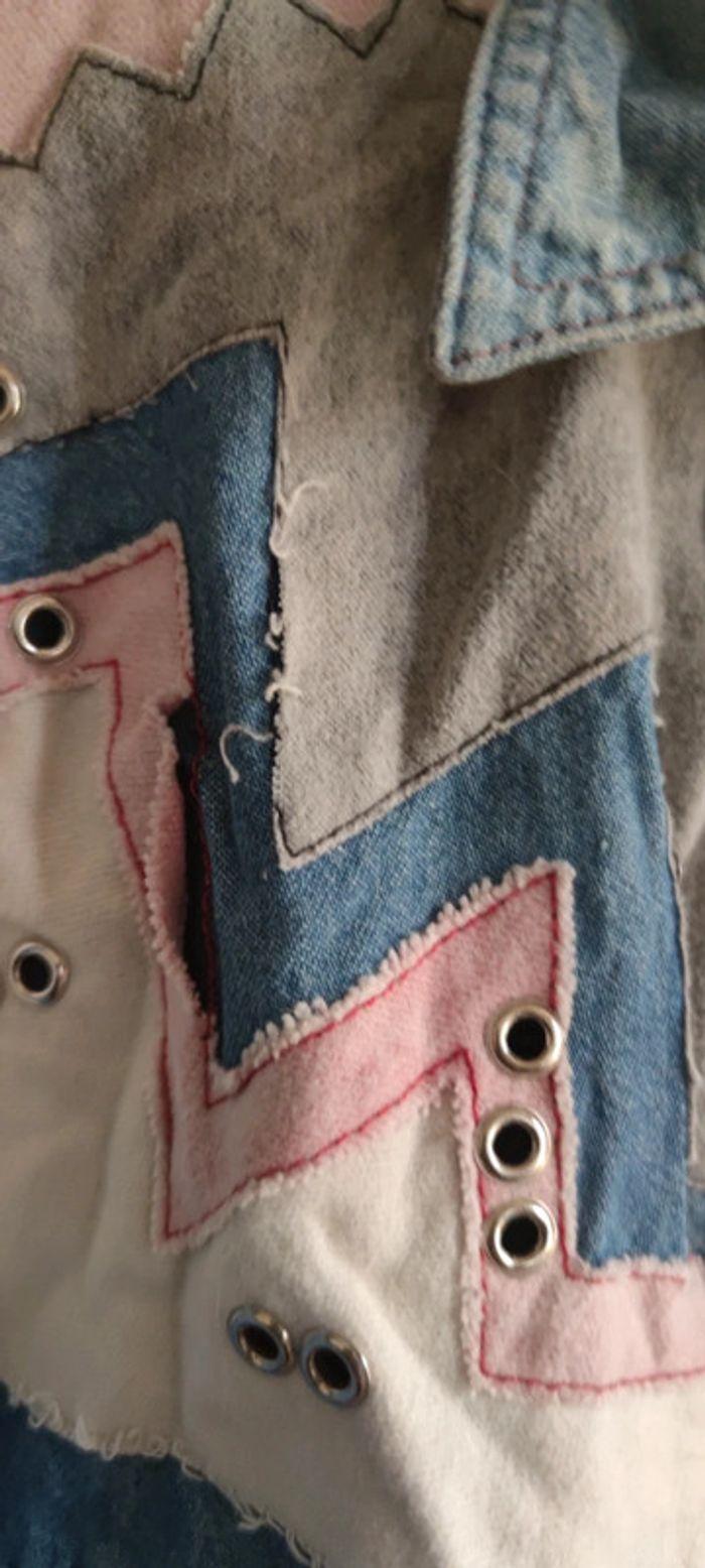 Chemise jeans Vintage Johnny Hallyday tM - photo numéro 3