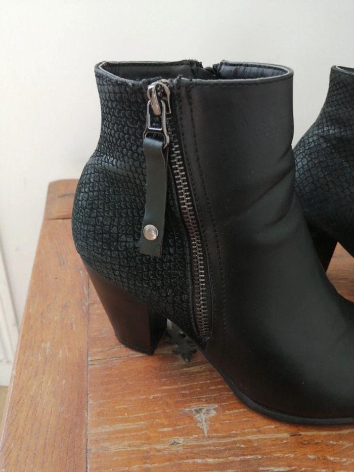 Bottines à talons noires - photo numéro 3