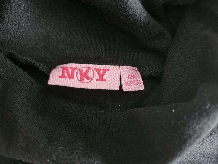 Sous pull enfant unisexe - noir uni - 12 ans - NKY - photo numéro 5