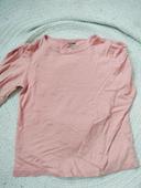 T-shirt manches longues rose