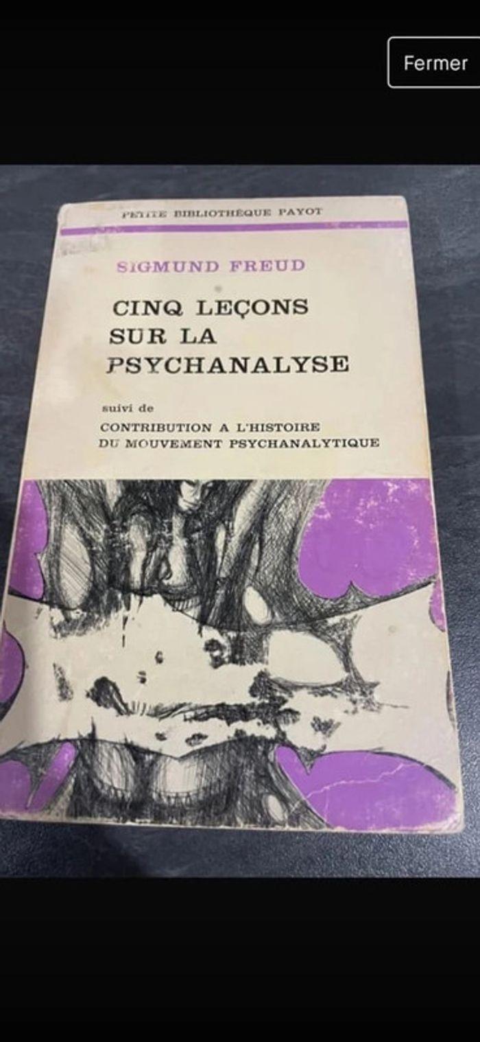 Cinq leçons sur la psychanalyse Freud - photo numéro 2