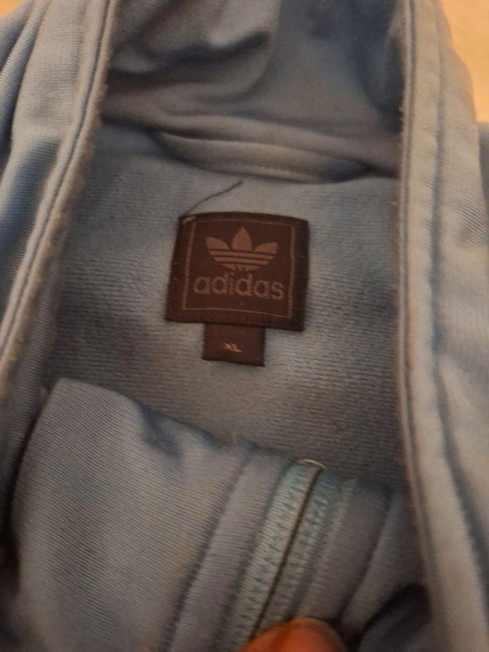 Veste Adidas Originals bleu ciel - photo numéro 2