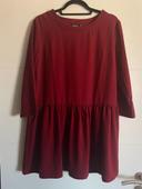 Robe rouge/bordeaux Boohoo