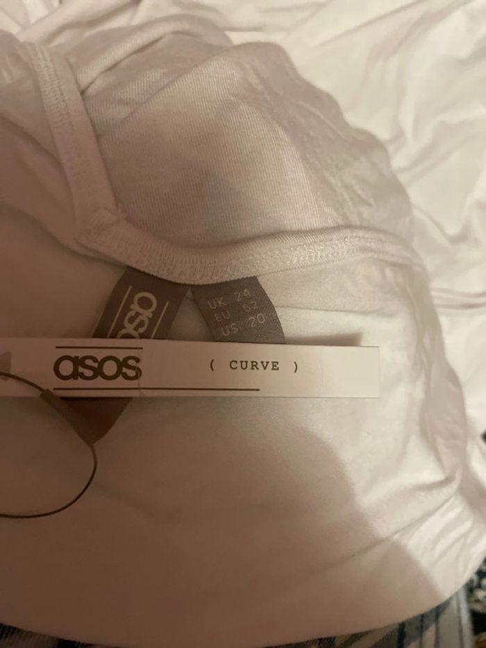 Débardeur court blanc asos - photo numéro 3