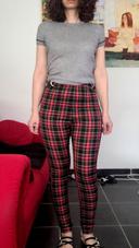 Pantalon Jennyfer écossais carreaux tartan 38