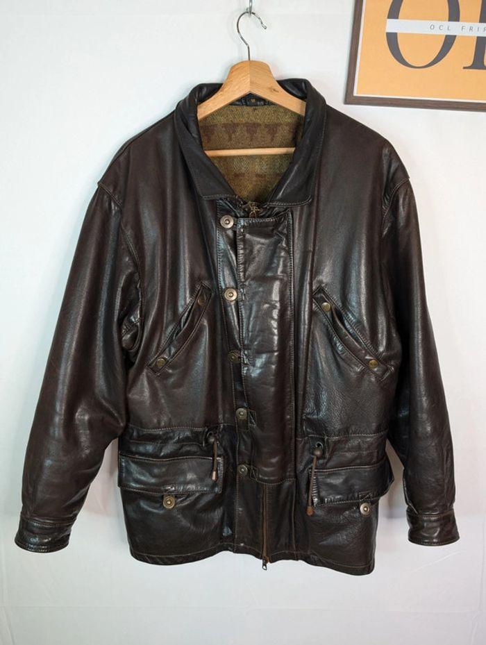 Blouson Cuir Mac Douglas taille 50 L - photo numéro 11