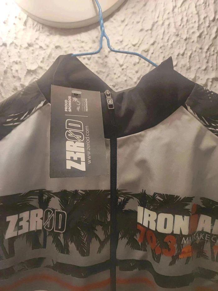 Zerod cycling Windproof gilet grey palm taille L - photo numéro 2