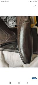 Bottines hommes en cuir