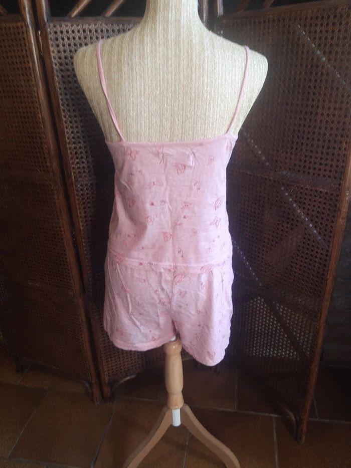 Ensemble pyjama rose débardeur et short taille 36 ou 16 ans - photo numéro 5