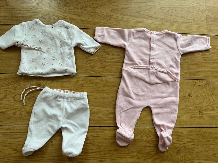 Lot de deux pyjamas, bébé, fille, naissance - photo numéro 4