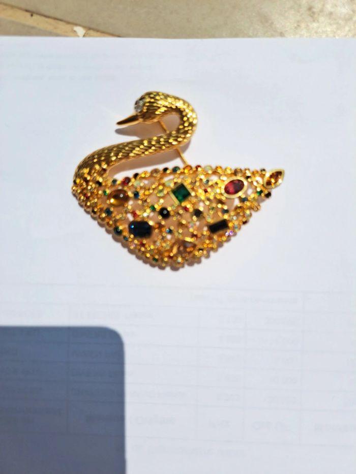 Broche Cygne Swarovski - photo numéro 10