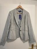 Veste grise en lin - Mexx - Taille 44