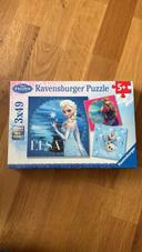 3 puzzles reine des neiges