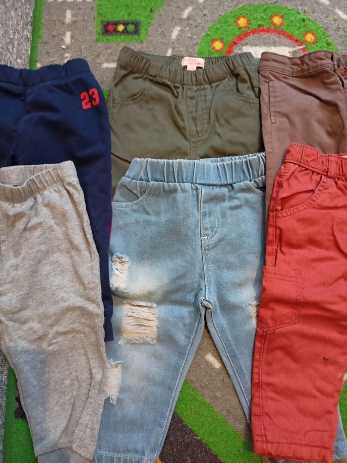 Lot pantalon garçon 12 mois - photo numéro 3