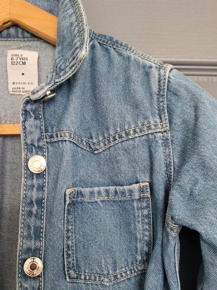 Veste longue en jean 6/7ans Denim Co - photo numéro 4