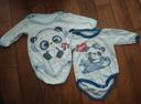 Lot de 2bodies manches longues motif bébé Panda 🐼