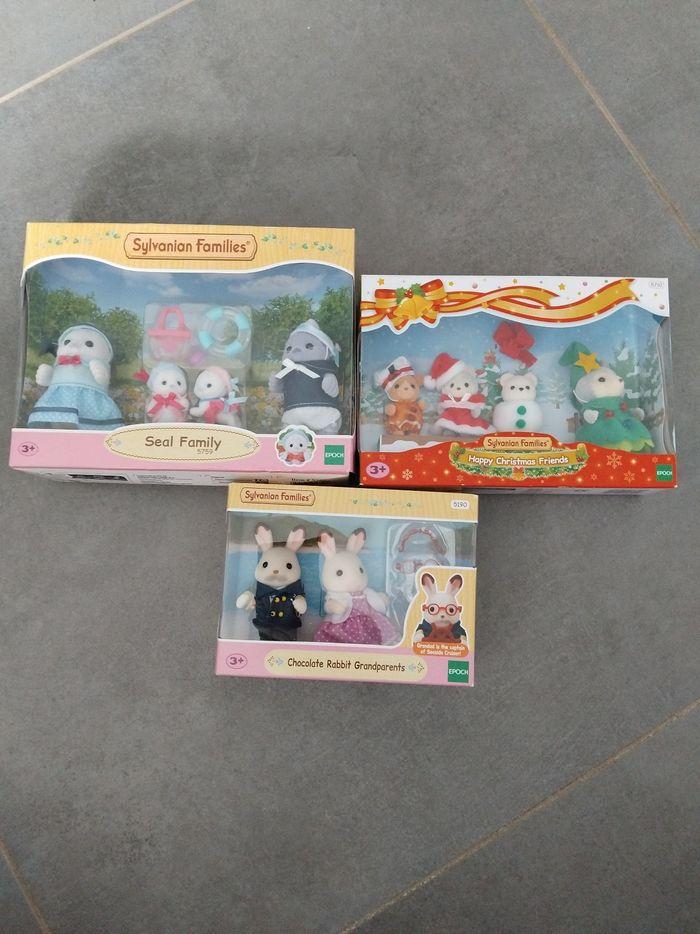 Sylvanian families lot de 3 packs Neuf