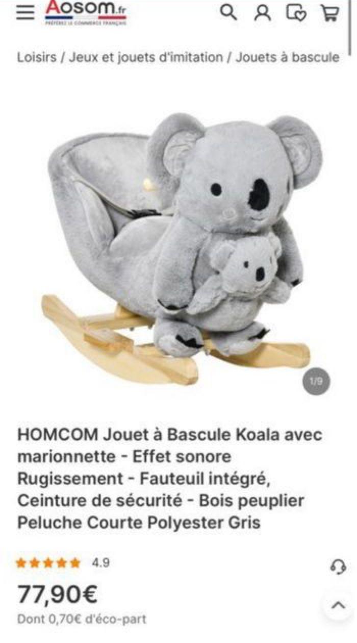 Bascule koala - photo numéro 1