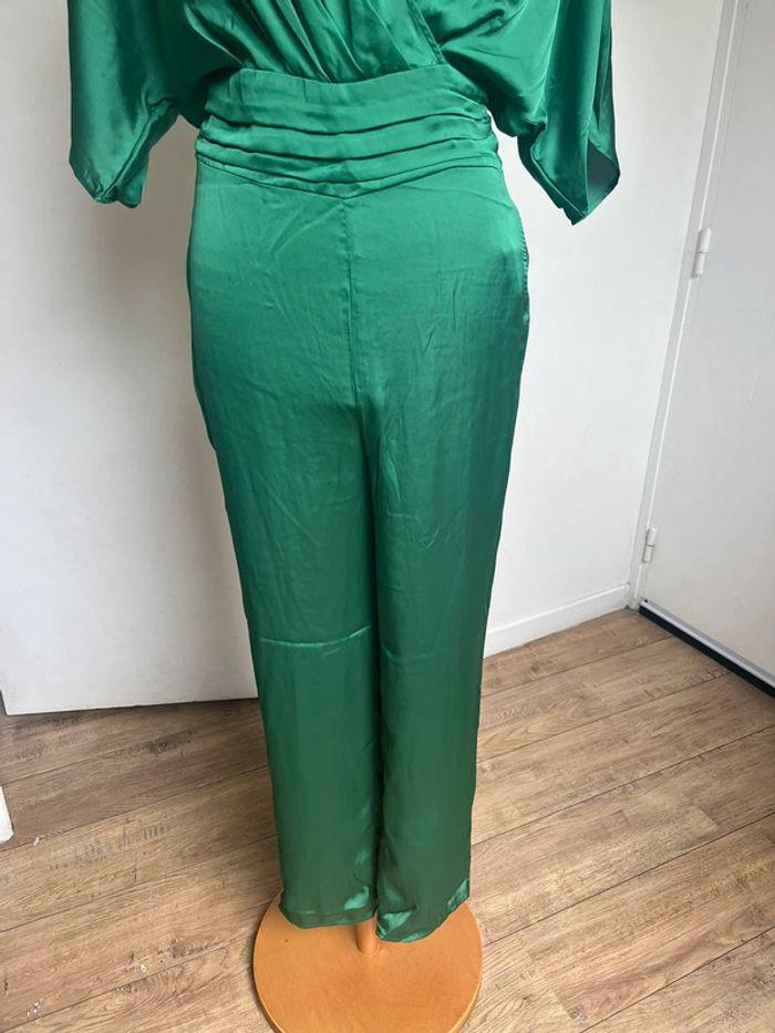 Combinaison verte Camaïeu en taille 34, neuf , tenue chic, mariage et soirée - photo numéro 5