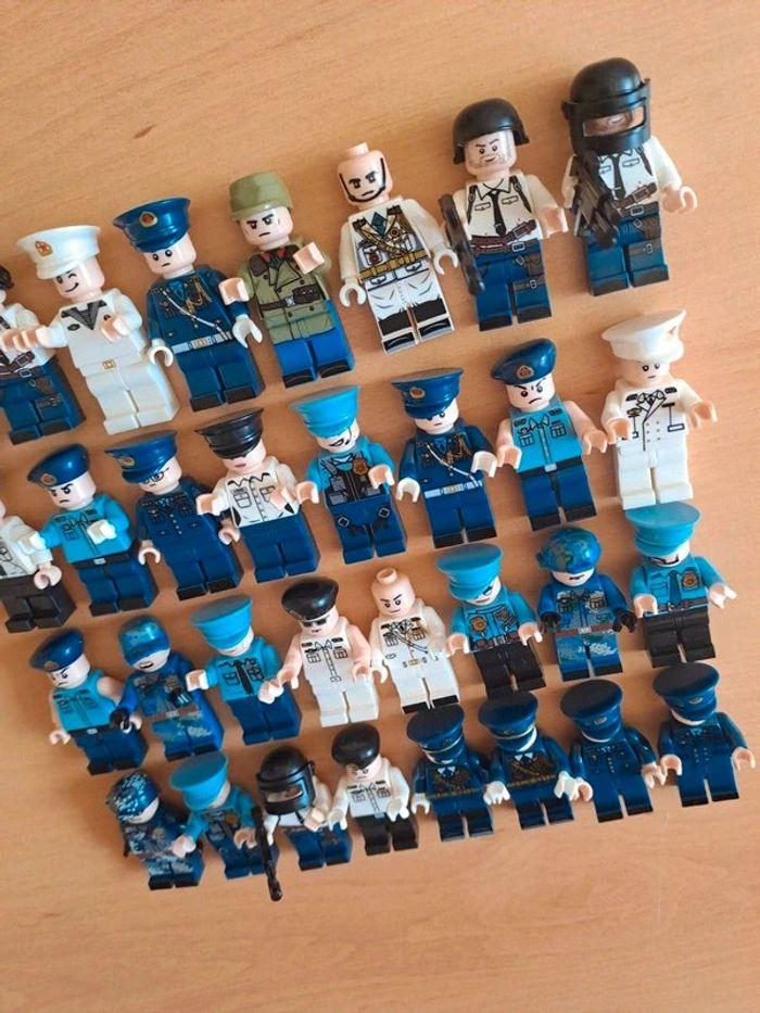 Lot de figurines Lego militaires police - photo numéro 6