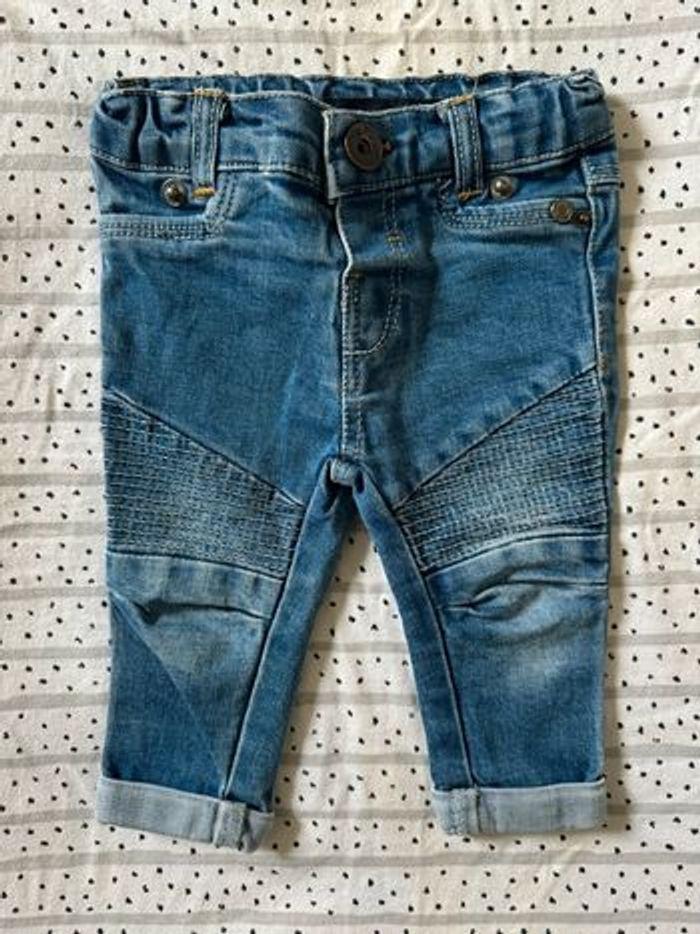 Pantalon jeans slim bébé garçon taille 3 mois ! - photo numéro 1