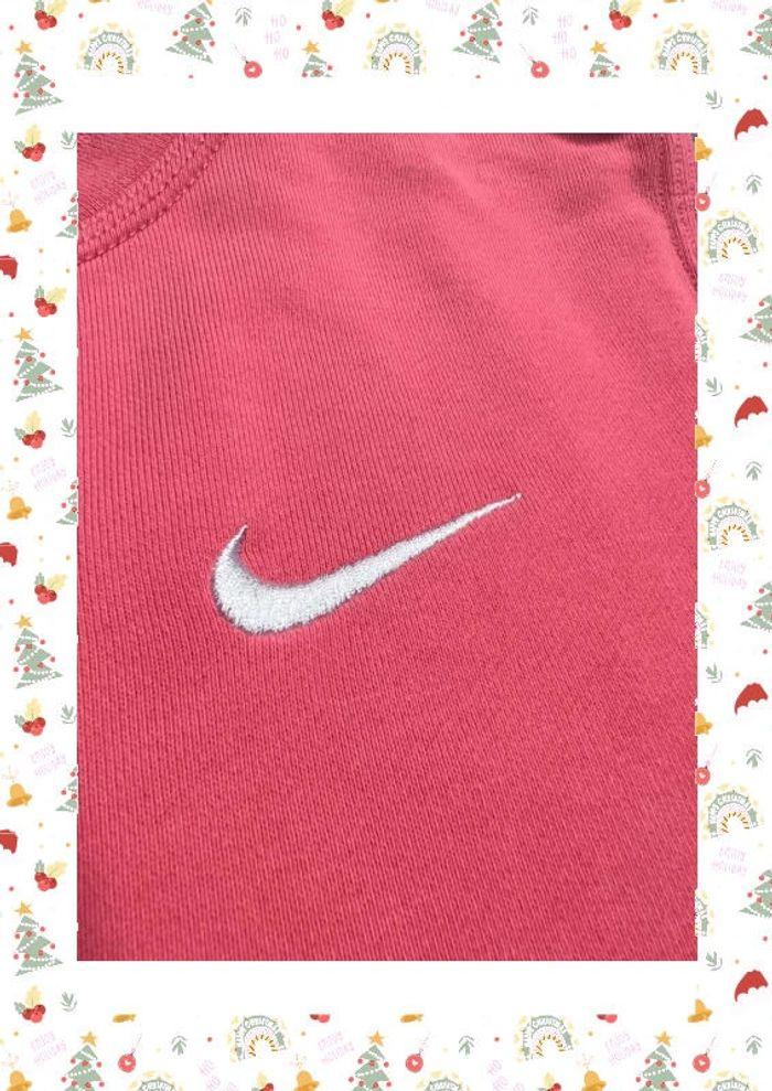 👕 Sweat à capuche Nike logo brodé Rose Taille S 👕 - photo numéro 8