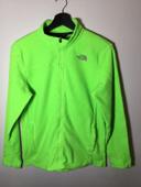 Veste polaire pour garçon The North Face vert fluo taille L (14/16 ans) 096