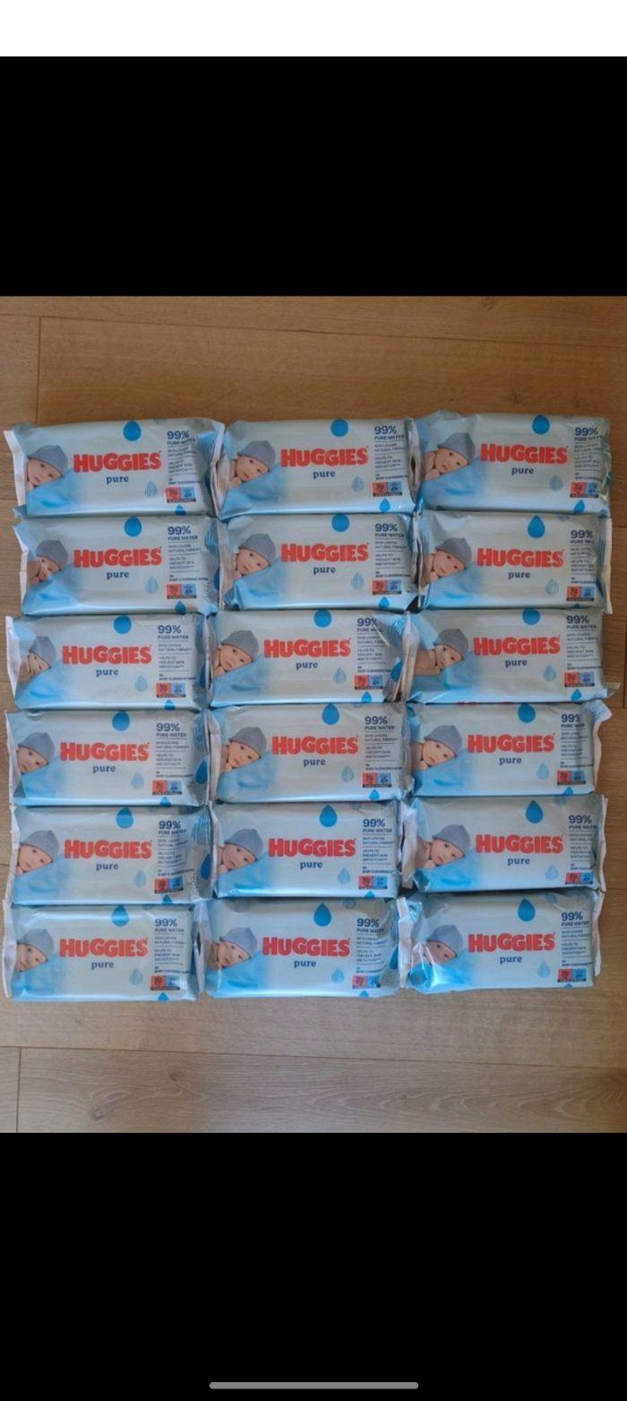 33 paquets de 56 lingettes Huggies pure