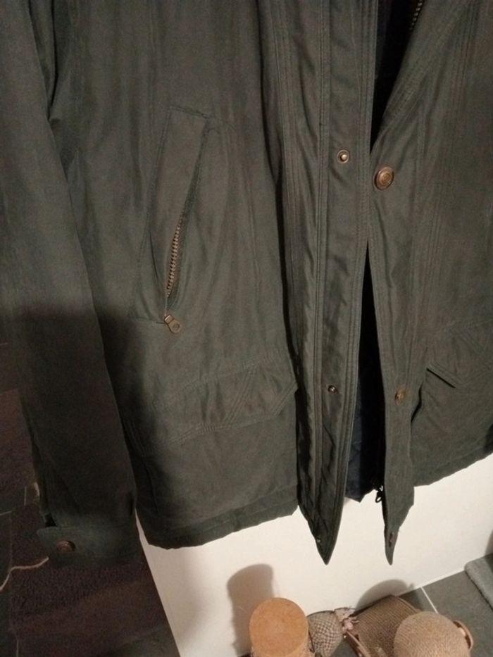 Blouson doublé,multi poches kaki foncé taille XXL - photo numéro 2