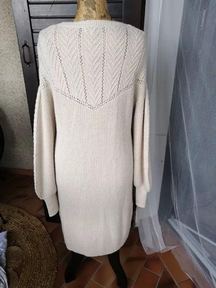 Robe en Laine, beige, La Redoute,  M Neuve - photo numéro 6