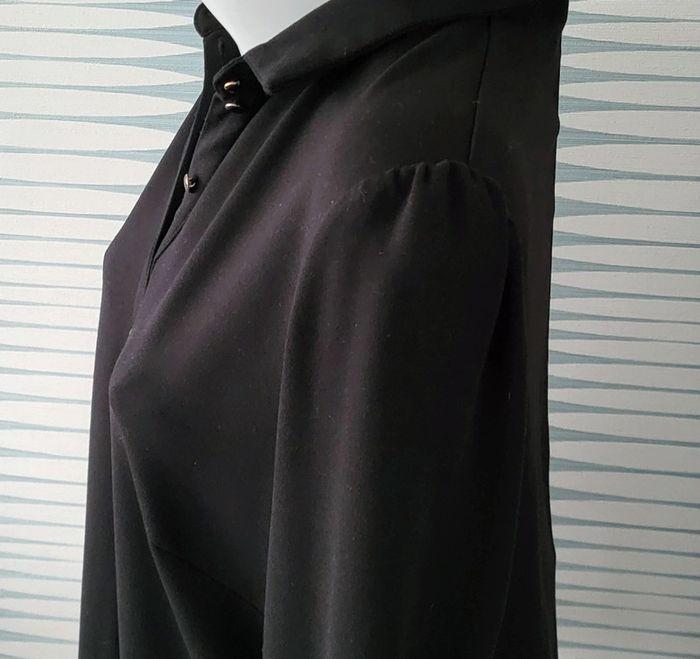 Robe polo noire manches 3/4 Promod taille 44 neuve avec étiquette - photo numéro 6