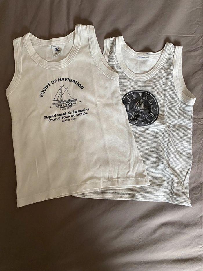 Lot de 2 debardeurs Petit Bateau