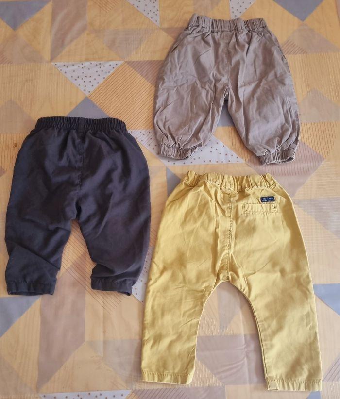 Lot de 3 pantalons ; 6 mois ; très bon état ; bonnes marques - photo numéro 5