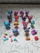 Lot 14 figurines animaux LITTLE petshop collector ! + accessoires