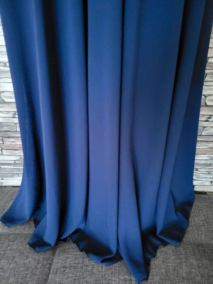 Robe longue cérémonie perles bleu flam mode taille 44 - photo numéro 6