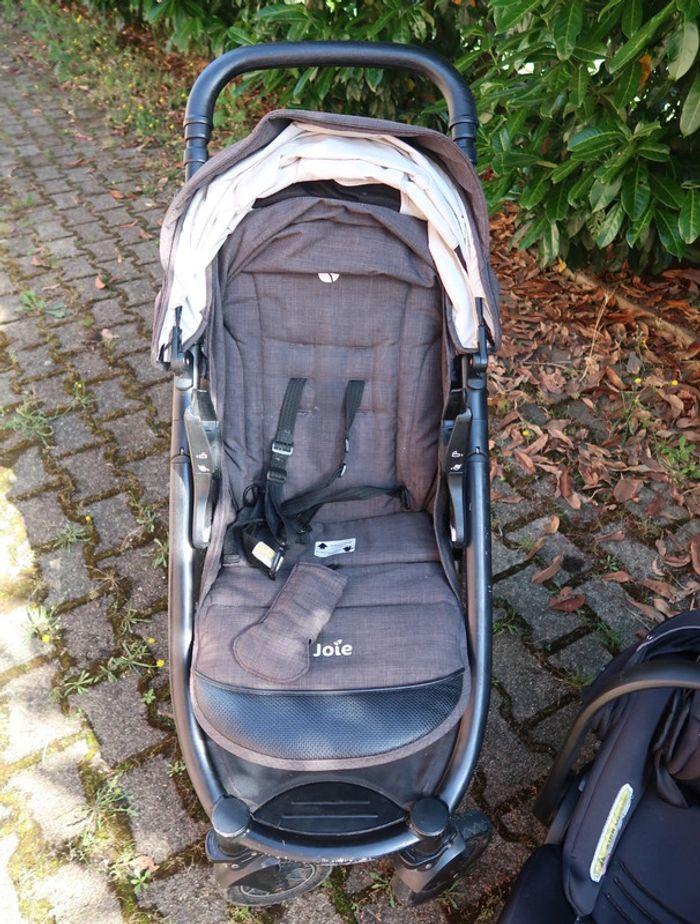 Poussette Joie Litetrax + coque  joie igemm+ isofix - photo numéro 5