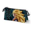 Grande Trousse Triple DRAGON BALL Z - Warrior '23x11x7cm'