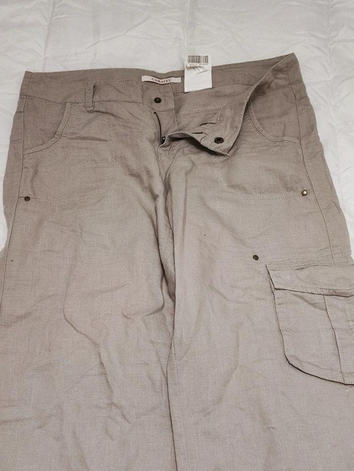 pantalon beige camaieu - photo numéro 2