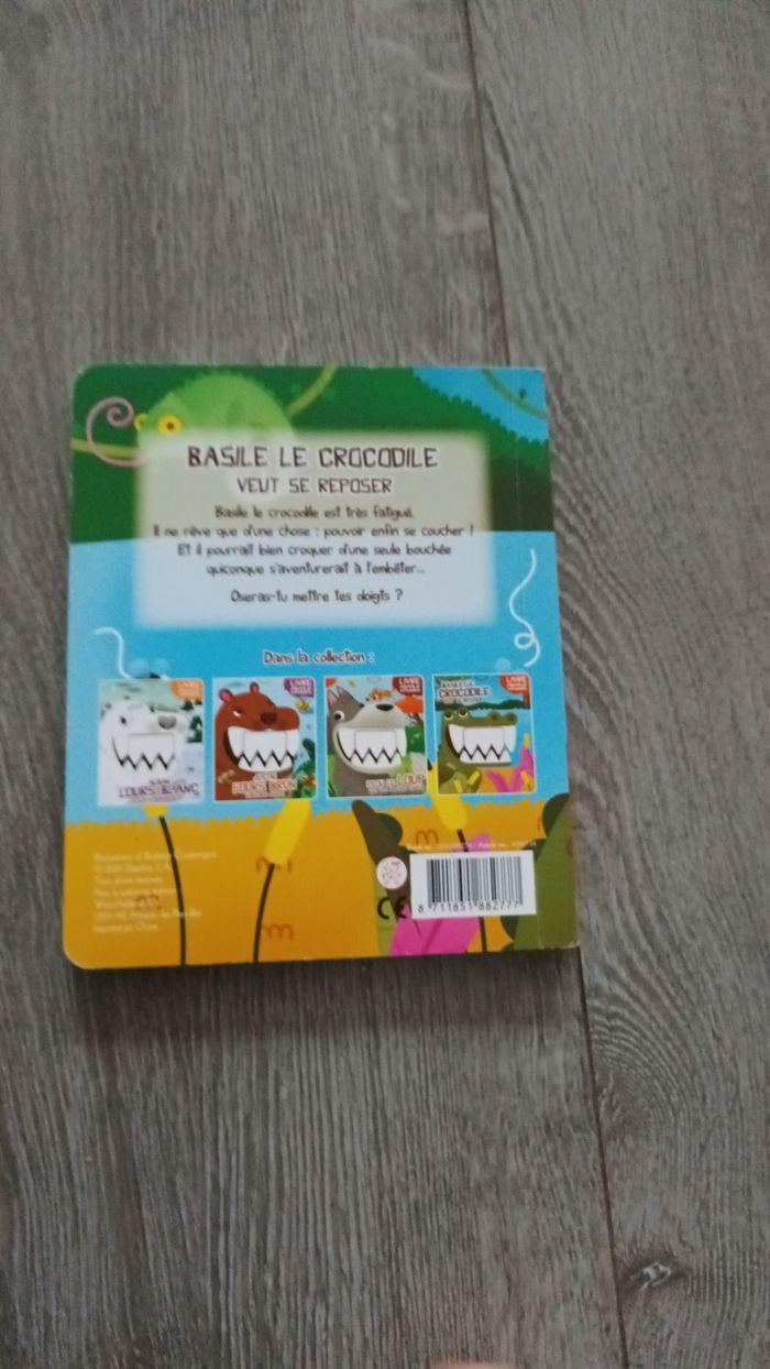 Livre croque Basile le crocodile - photo numéro 2