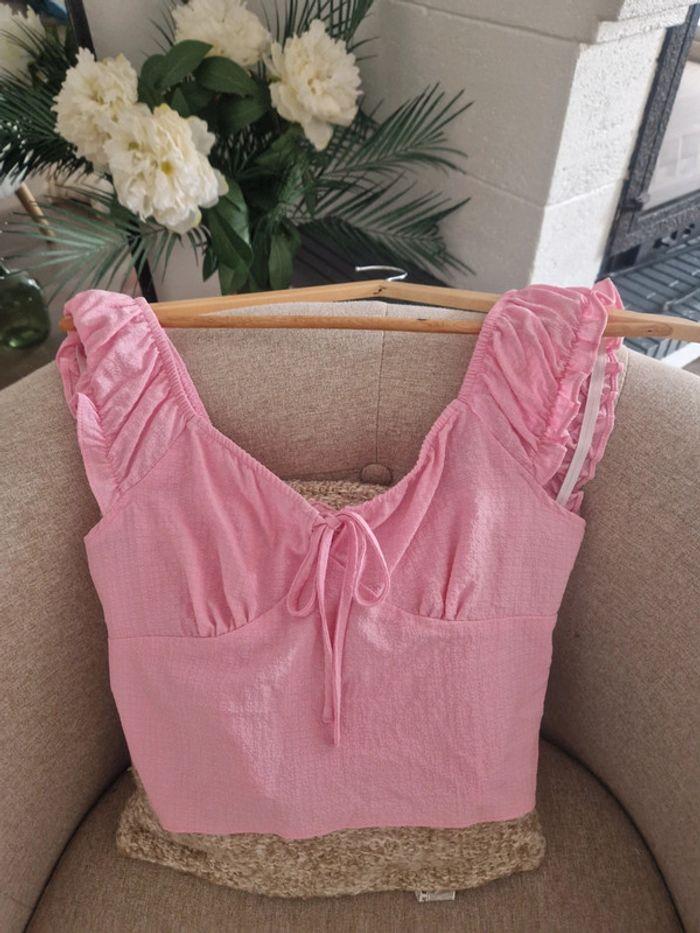 Crop top primark rose - photo numéro 2