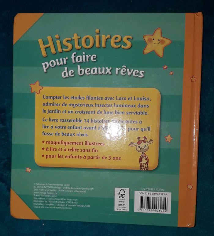 Livre histoire pour faire de beaux rêves - photo numéro 2