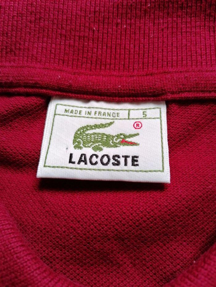 Polo homme lacoste t5 - photo numéro 7