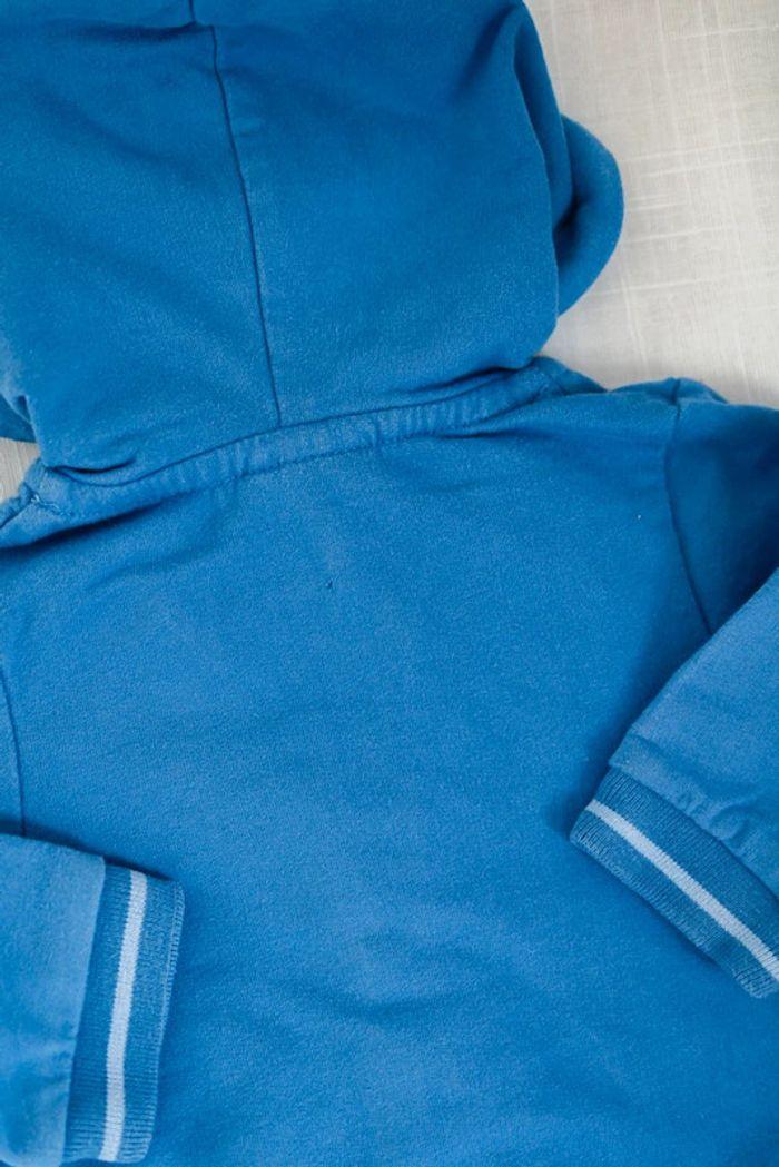 Sweat bleu à zip et capuche Mickey, Disney, 6 mois - photo numéro 5