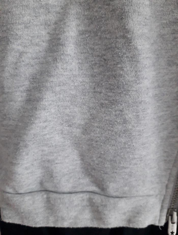 Robe sweat gris strass et noir IKKS 6 ans - photo numéro 3