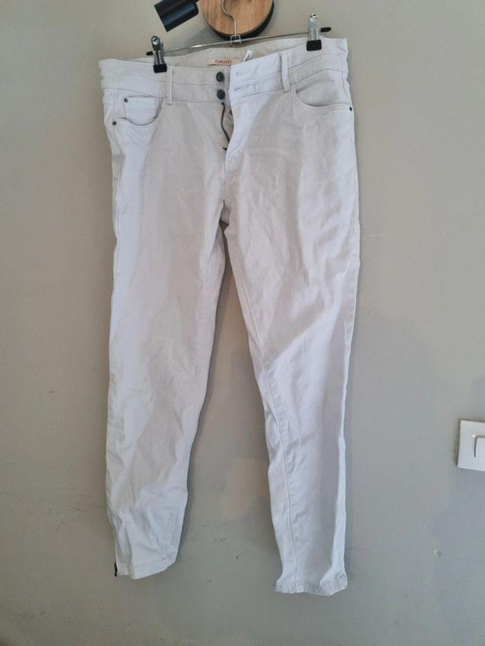 Pantalon blanc Camaieu - photo numéro 1