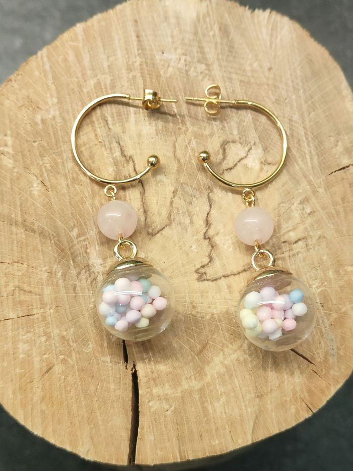 Boucles d'oreilles pendantes - photo numéro 2